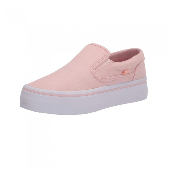Simple pink comfortable girls sneakers