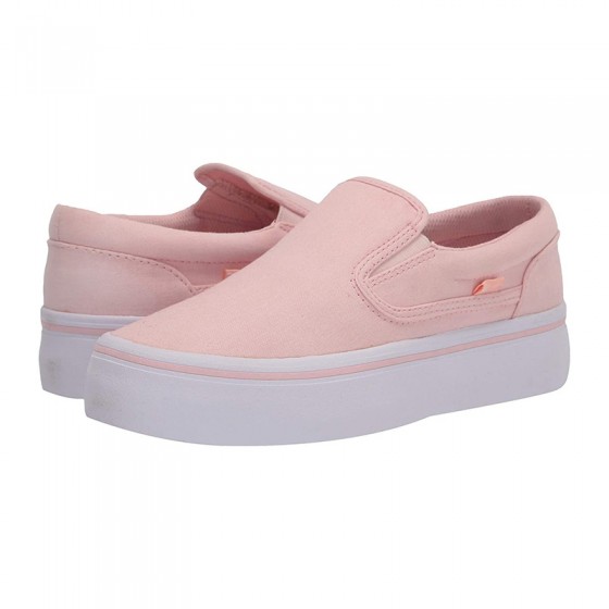 Simple pink comfortable girls sneakers