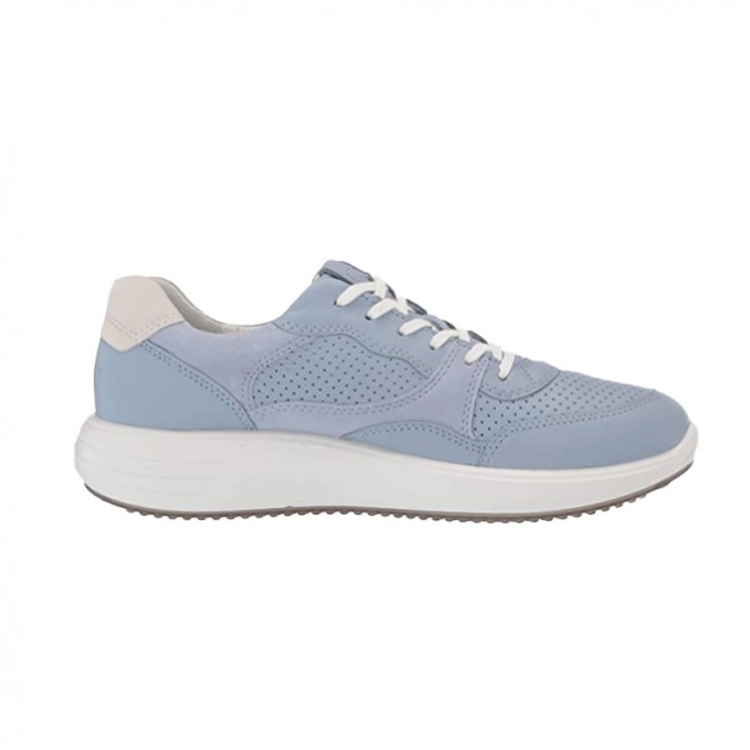 Blue classic breathable lace-up girls' sneakers